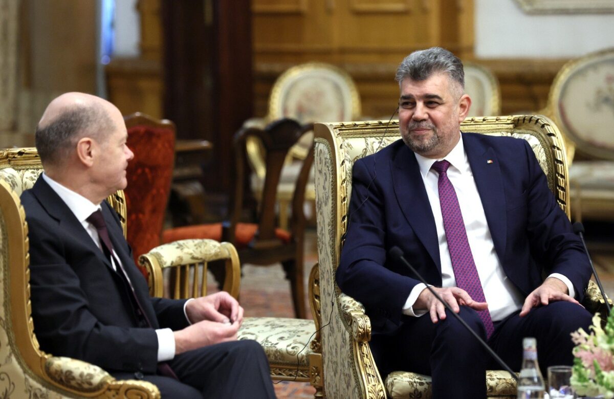 Ciolacu, vizită externă în Germania. Conferință de presă alături de cancelarul Scholz, marți după-amiază