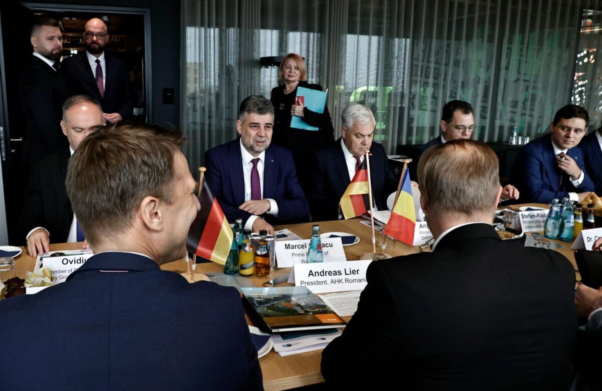 Ciolacu: Ne dorim o creștere a prezenței companiilor germane în România