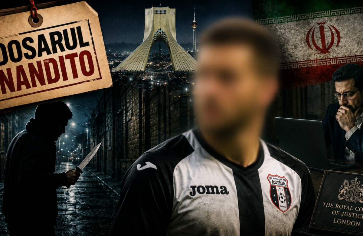 Fotbalist român plătit de Iran să înjunghie la comandă un jurnalist potrivnic regimului de la Teheran!