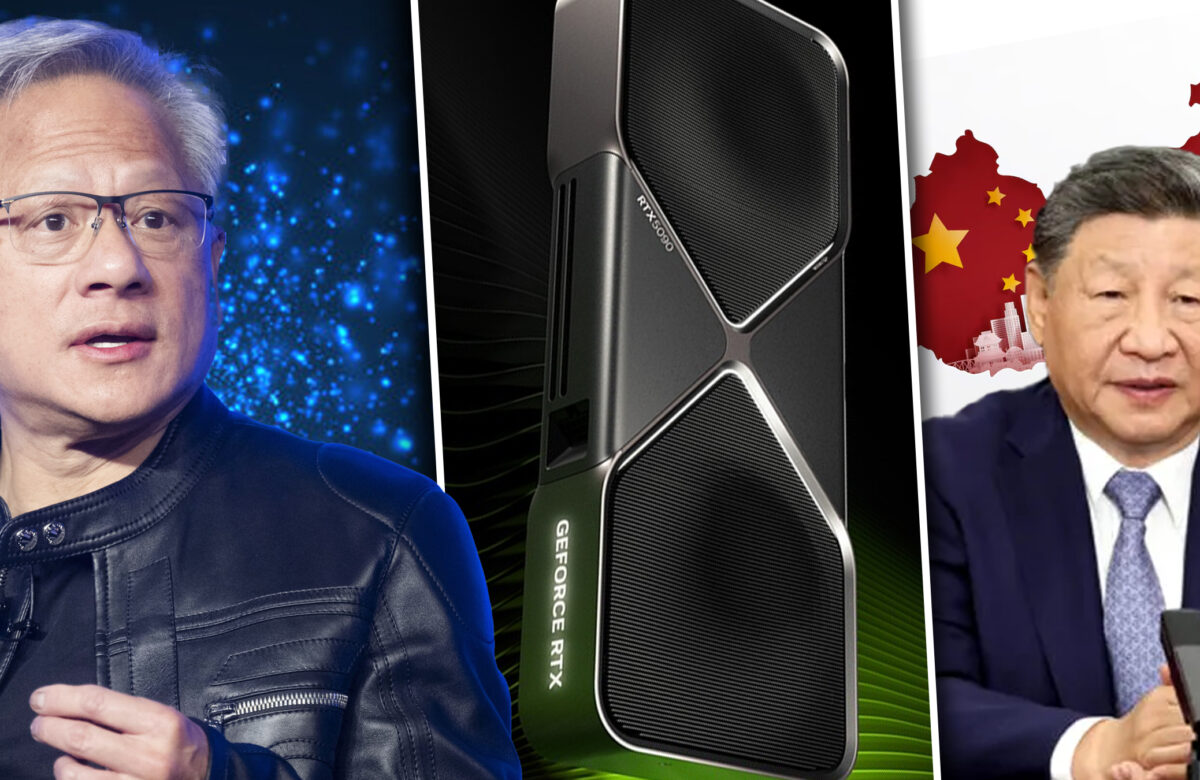 China a interzis o placă video a companiei Nvidia chiar în timpul vizitei lui Jensen Huang.