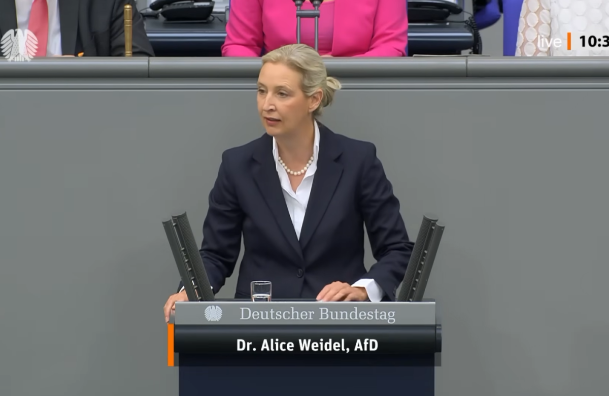 Șefa opoziției din Germania avertizează că 100.000 de muncitori din industria auto vor ajunge șomeri pentru că guvernul Merz cheltuie bani pe industria de apărare