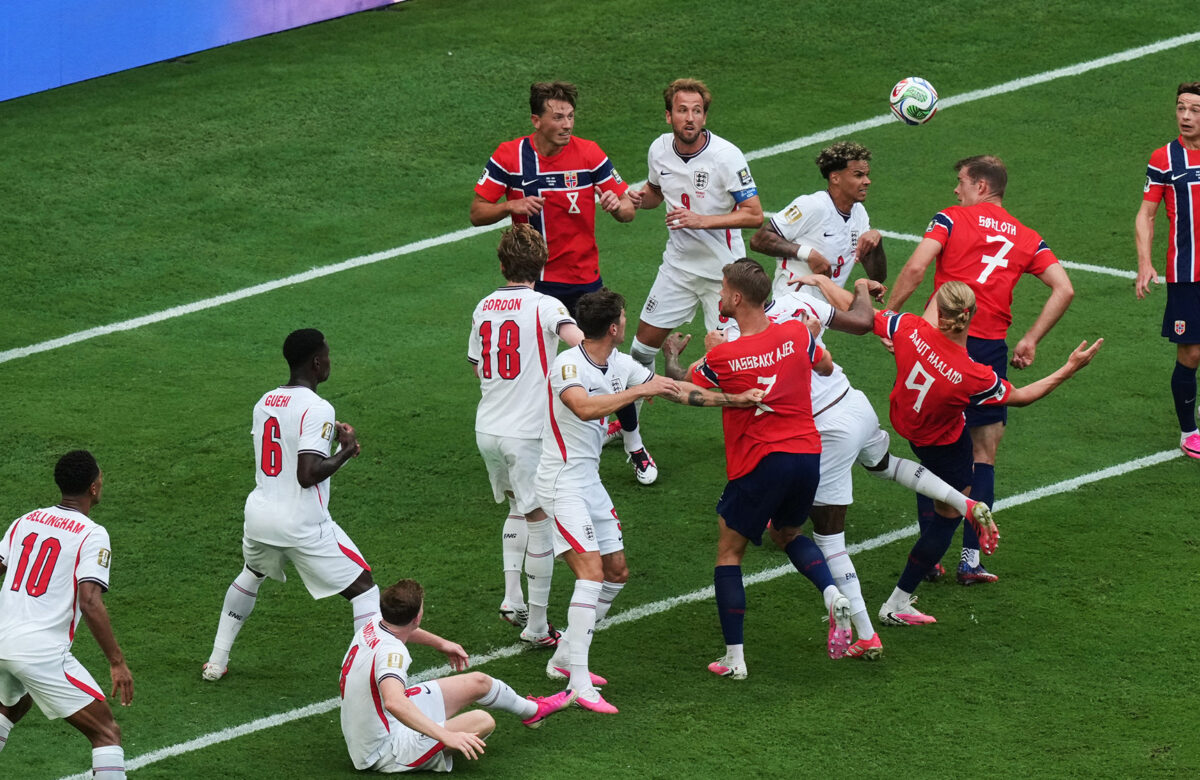 gol anulat nordicilor, cu VAR, pentru un fault al lui Haaland