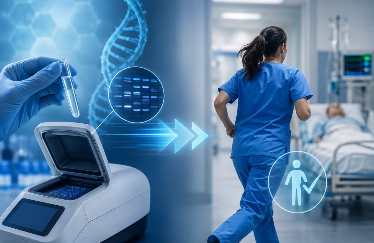 Testarea moleculară în ITS. Un rezultat obținut mai devreme poate susține o conduită medicală mai rapidă