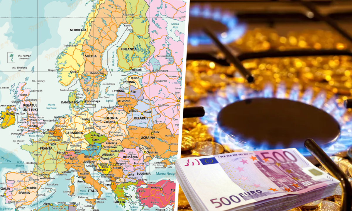 Prețul gazelor în Europa depășește 1.000$